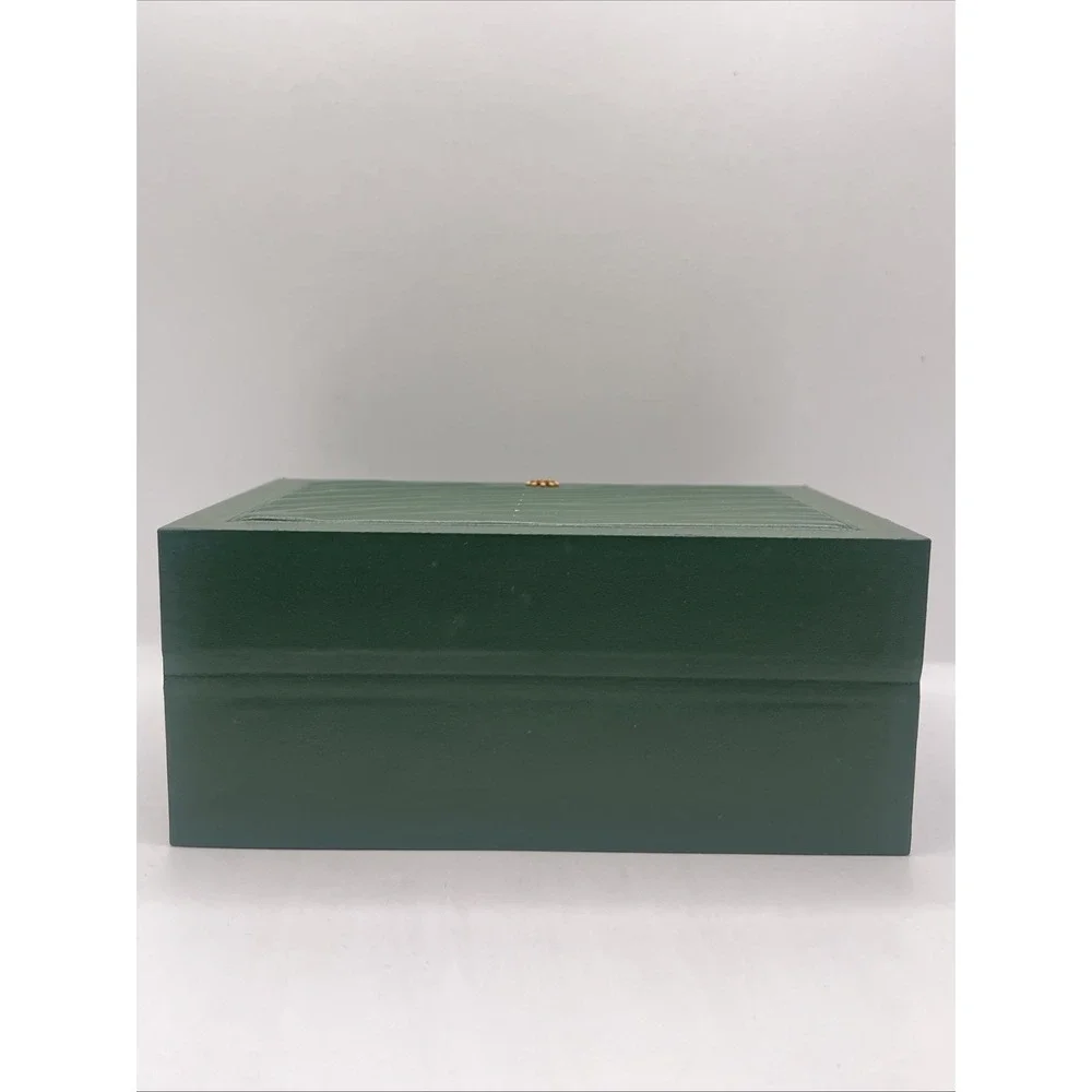 Rolex Watch Box Case Green Leather Wood 39139.64 AUTHENIC